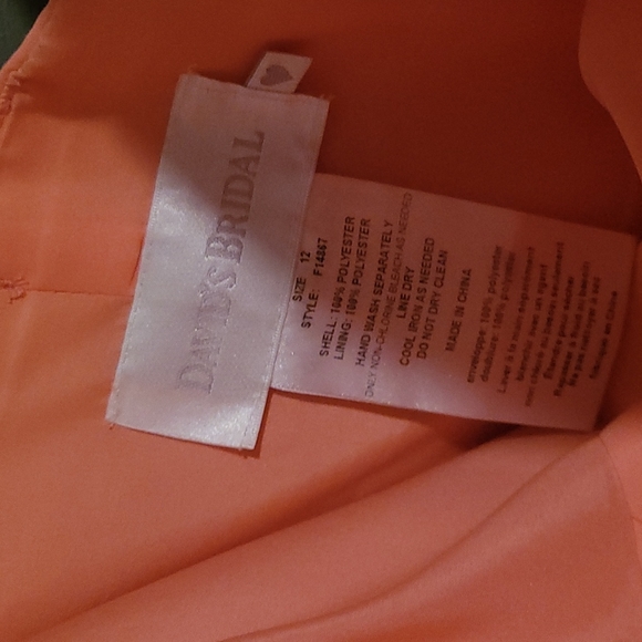 David's Bridal Bridesmaids or Prom Dress - Picture 4 of 4